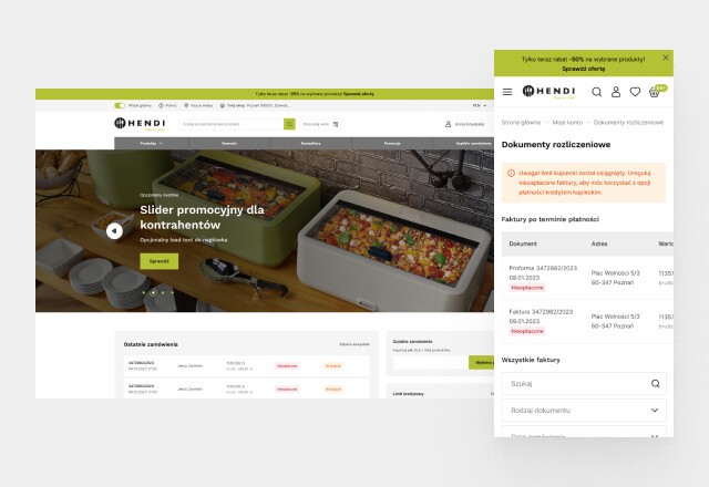 Profesjonalna platforma B2B dla lidera branży HoReCa